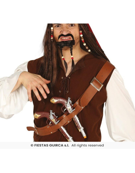 Cinto de peito com duas pistolas