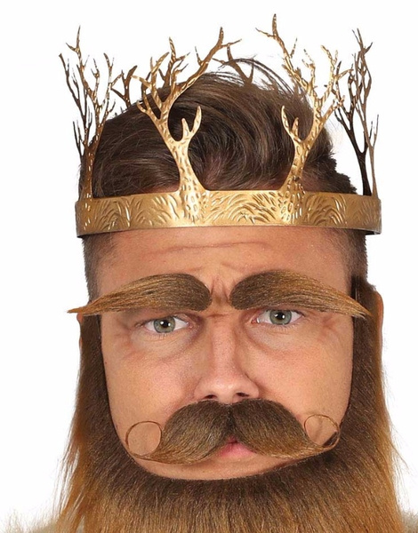 Corona metalica rey medieval