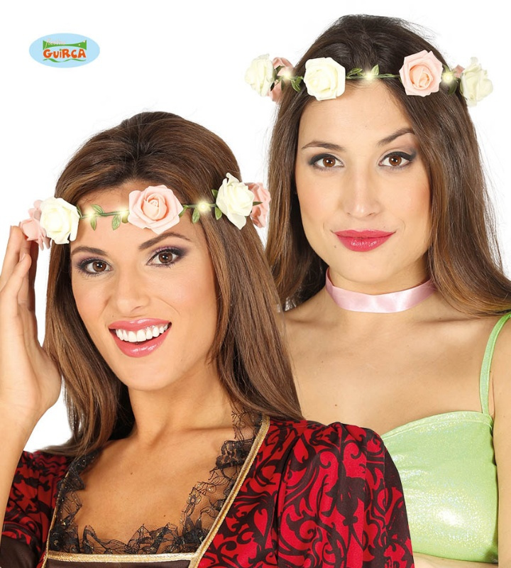 Corona Flores com cores claras