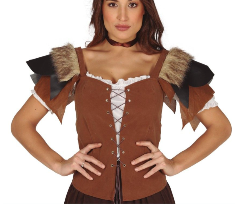 Colete de couro para as mulheres