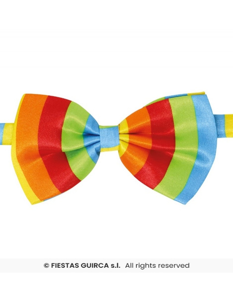 Pajarita multicolor payaso  12.5cms