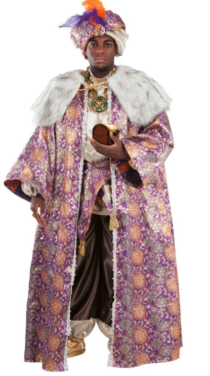 Traje Rey Baltasar lujo adulto