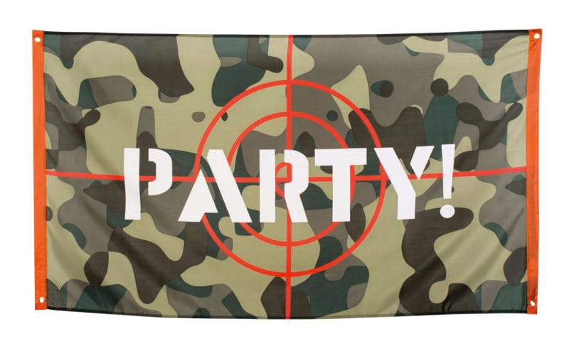 Bandera Party Camuflaje 90x150 cm