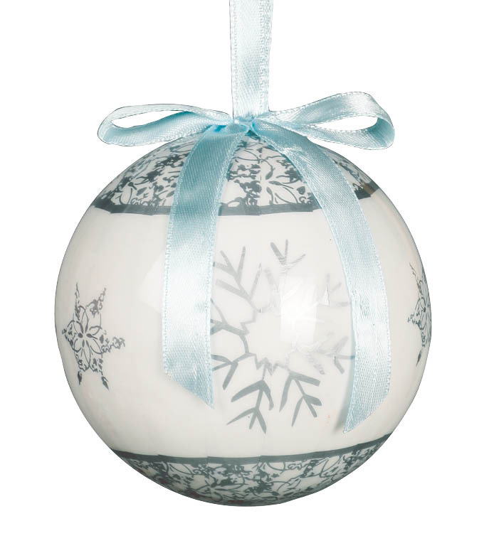Blister 6 Bolas decoracion navidad 7.5cm