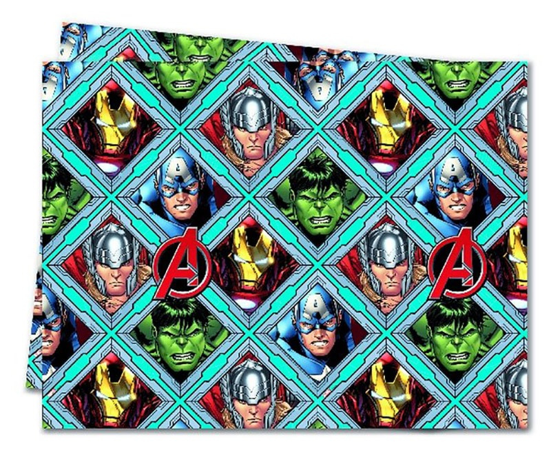 Mantel Avengers desechable 120x180 cms.