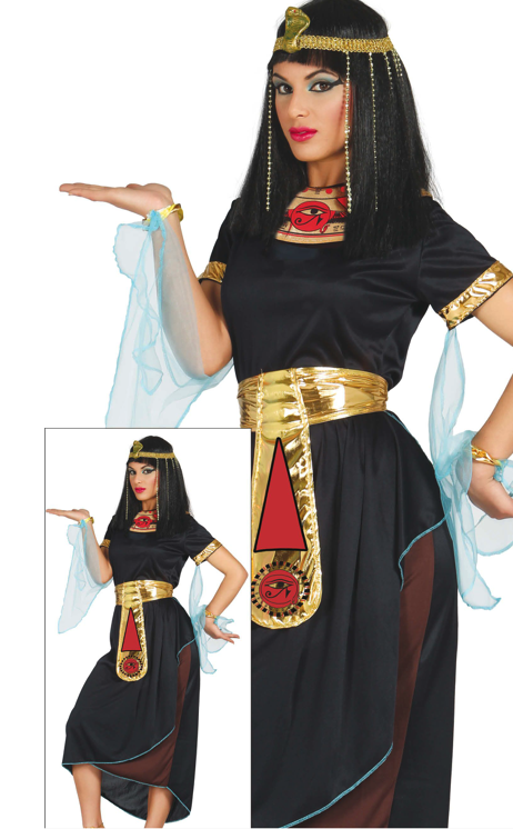 Disfraz Cleopatra negra para mujer