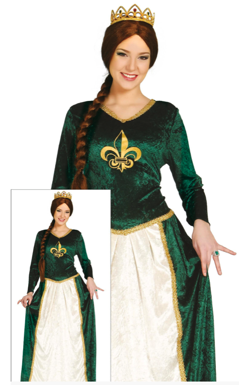 Disfraz Reina Medieval para mujer