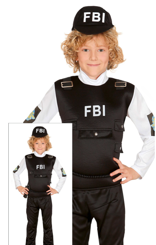 Disfraz  F.B.I. infantil