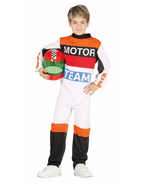 Fato de piloto de moto para criança