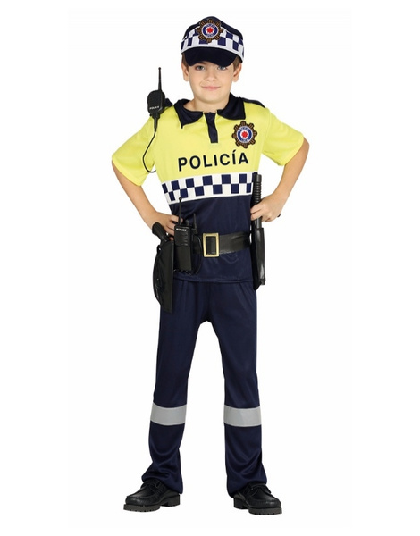 Post impresionismo Separar Plata Disfraz Policía Local para niño