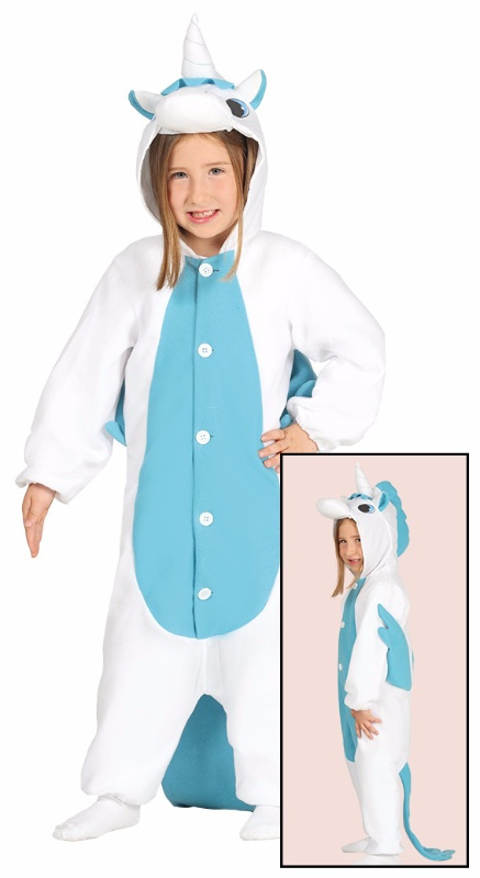 Disfraz Pijama Unicornio azul infantil
