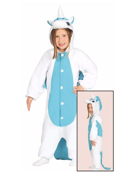 Disfraz Pijama Unicornio azul infantil