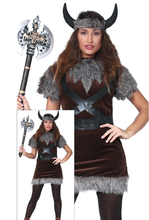 Fato de viking para mulher