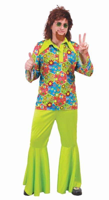 Disfraz Flower Power para hombre