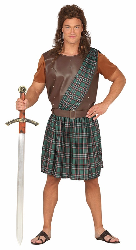 Disfraz Guerrero Escocés para hombre