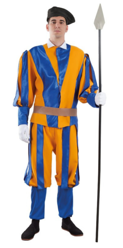 Disfraz Guardia Suiza adulto