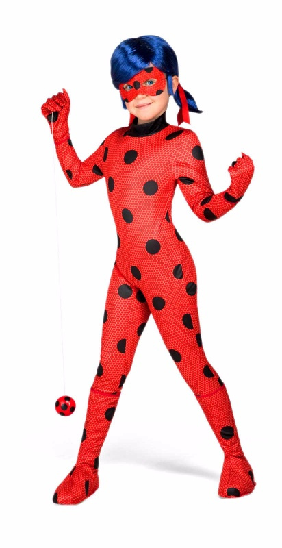 Disfraz Ladybug para niña con peluca
