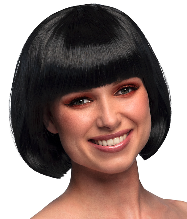 Peruca Cabaret Preta