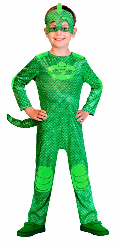 Disfraz PJ MASK Gekko verde infantil