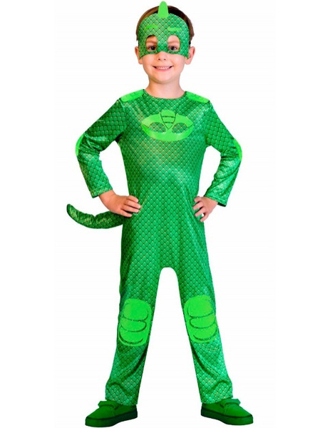 Disfraz PJ MASK Gekko verde infantil
