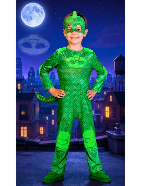 Disfraz PJ MASK Gekko verde infantil