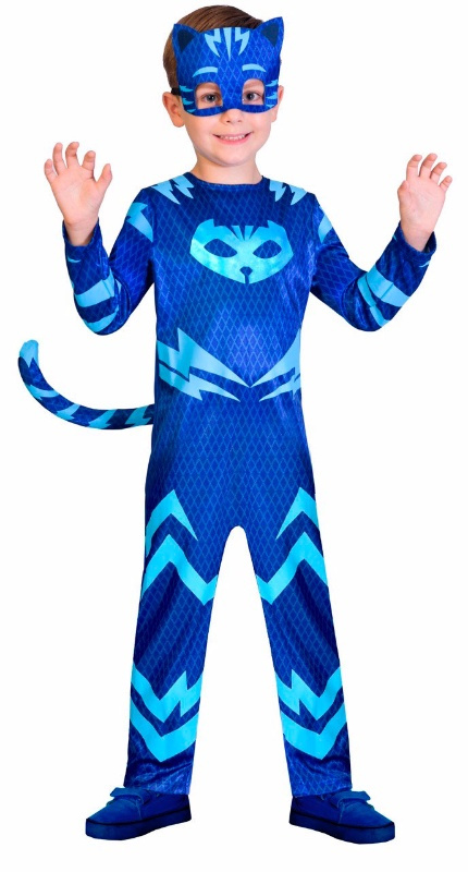 Fato de PJ MASK Catboy Blue para menino