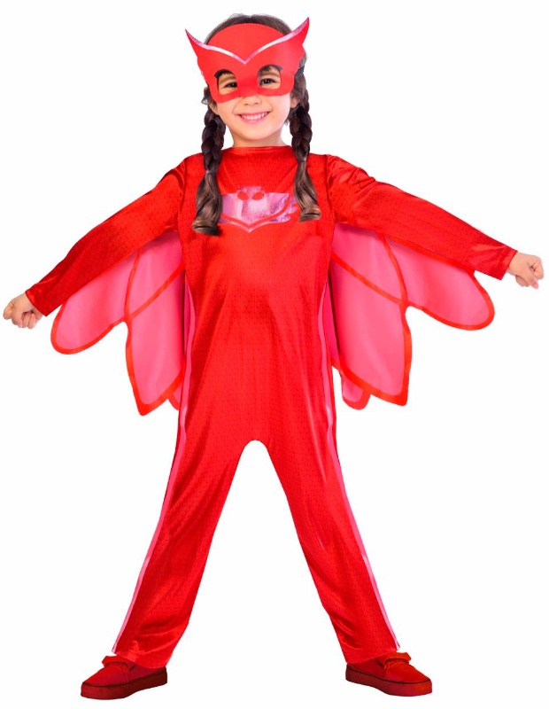 Disfraz PJ MASK  Owlette Roja  infantil