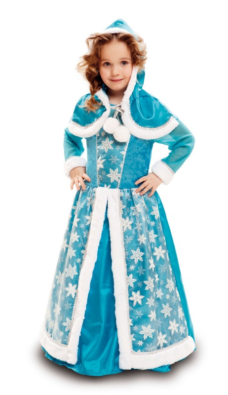 Rainha do traje de menina de gelo