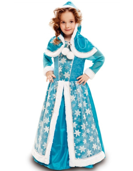 Rainha do traje de menina de gelo