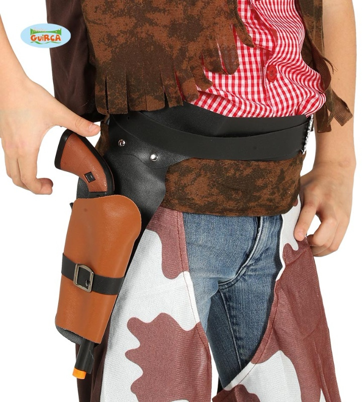 Cartuchera con pistola infantil