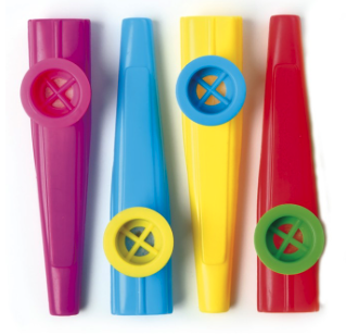 Pito murga plástico unidad  ó bolsa 25u.