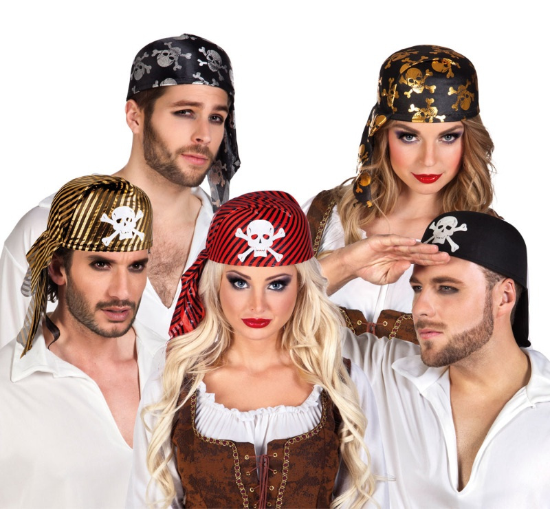 Capitán pirata sombrero casquete