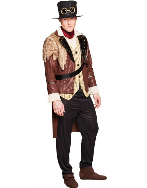 Disfraz capitan Steampunk hombre T.XL