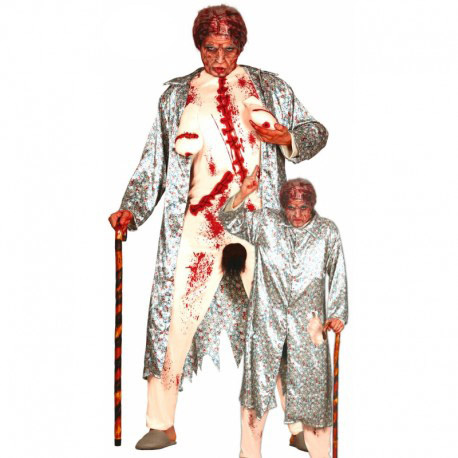Disfraz Abuela asesina hombre
