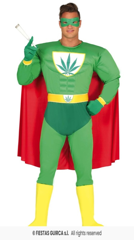 Disfraz Super Marihuana adulto