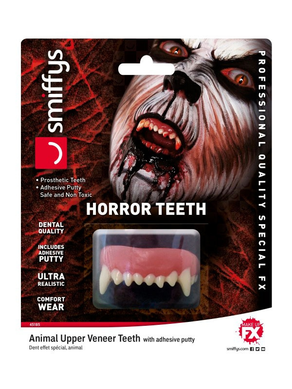 Horror animal dos dentes de luxe
