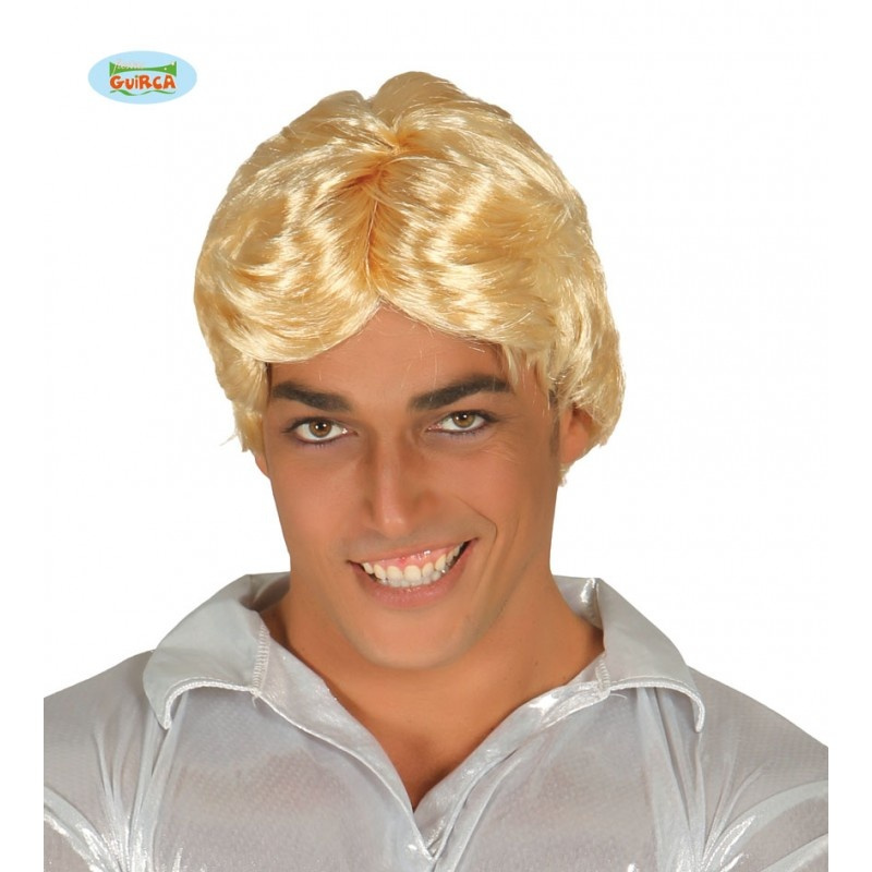 Peluca rubia hombre