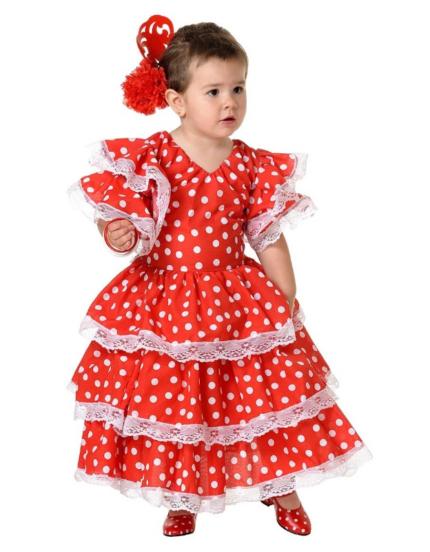 Disfraz flamenca bebe e infantil