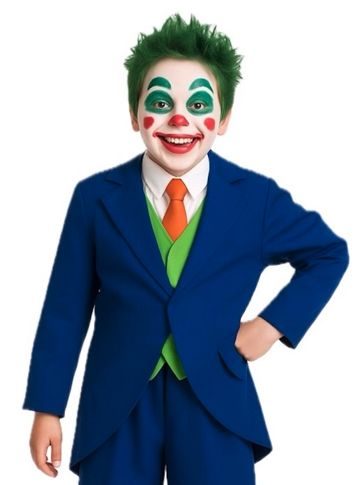 Disfraz payaso malvado para niño