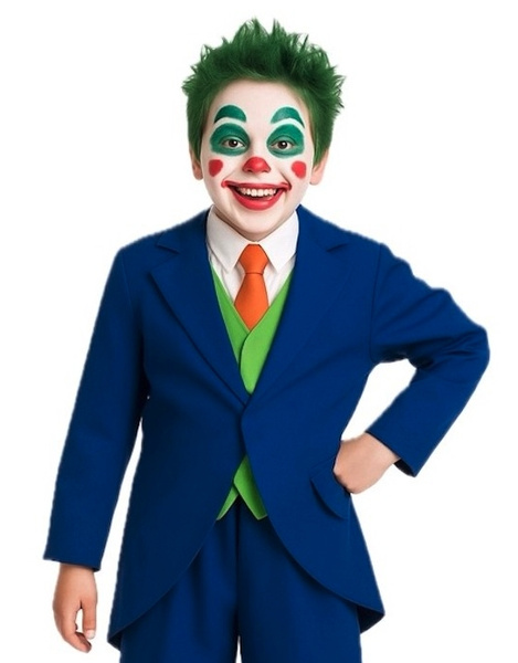 Disfraz payaso malvado para niño