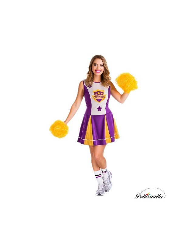 Fantasia de Cheerleader de menina
