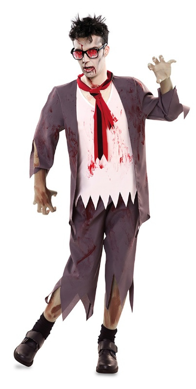 Disfraz Colegial Zombie para hombre