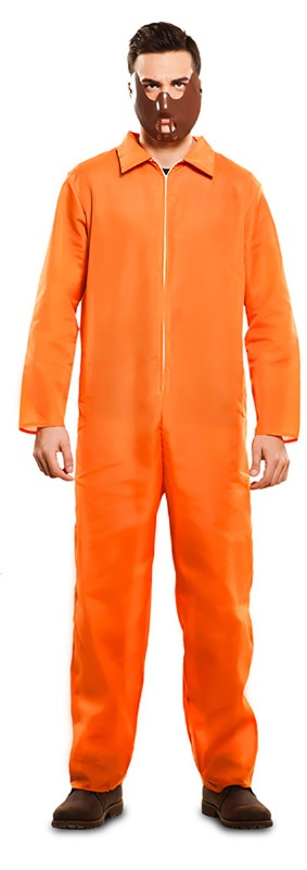 Disfraz Prisionero naranja hombre