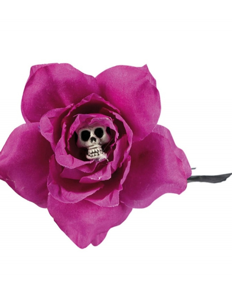 Rosa con calavera 42 cm
