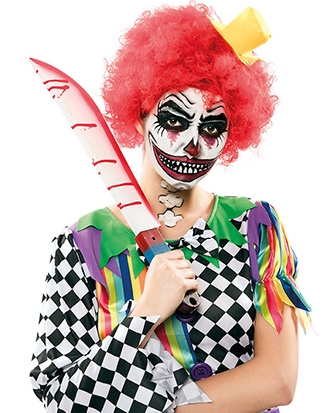 Cuchillo payaso diabólico 53 cm Cuchillo payaso diabólico 53 cm