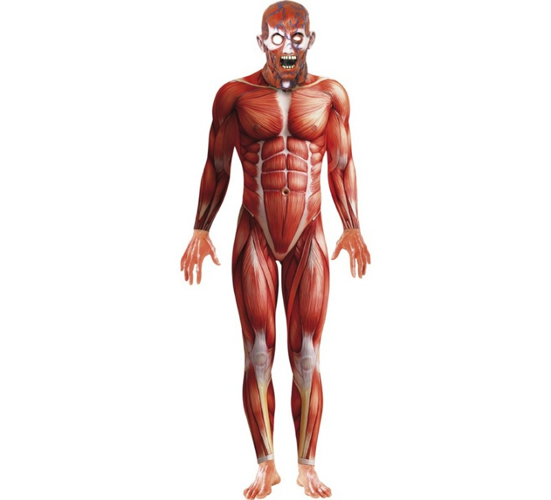 Segunda Pele Muscle Man Costume