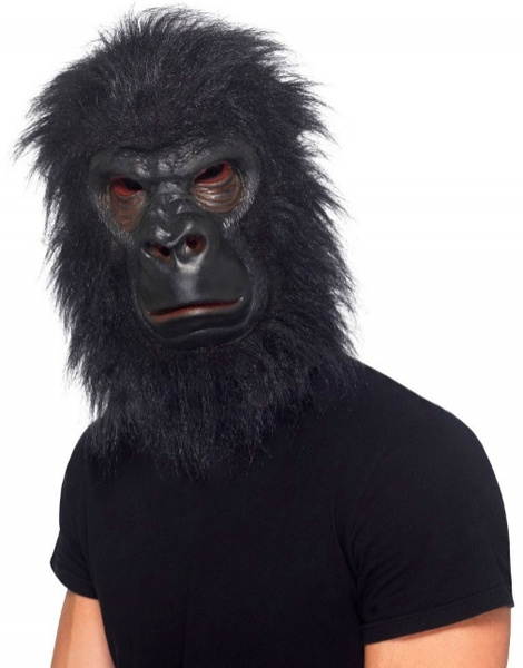 Máscara  Gorila negro adulto