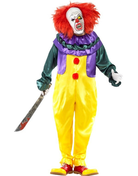 Disfraz Payaso Asesino con Máscara Disfraz Payaso Asesino con Máscara
