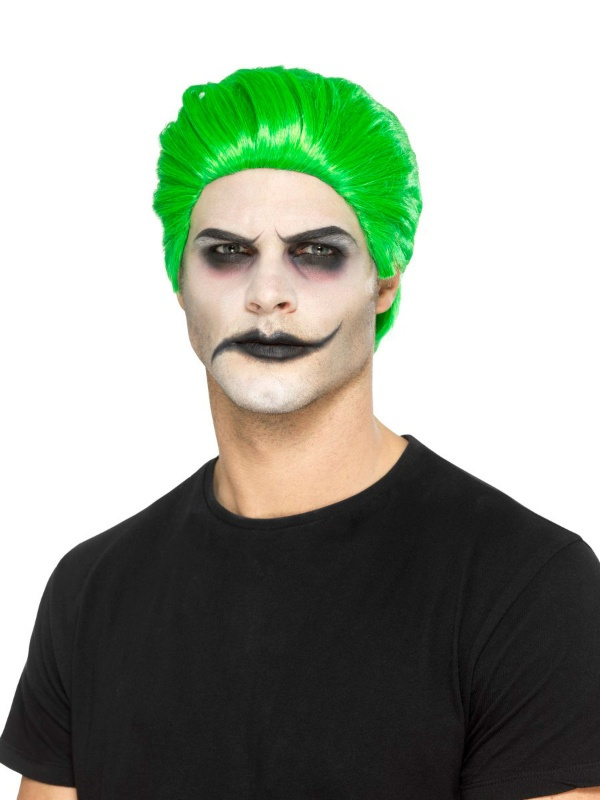 Peluca Joker verde adulto