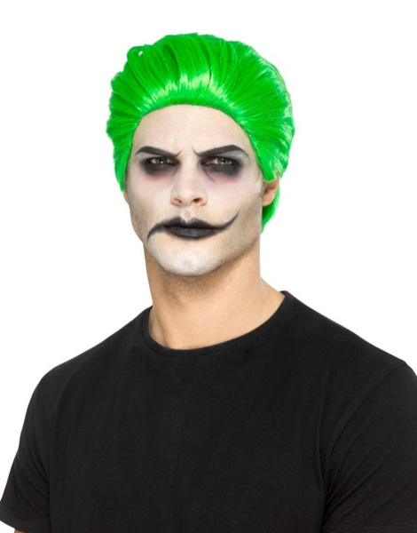 Peluca de Joker Verde adulto